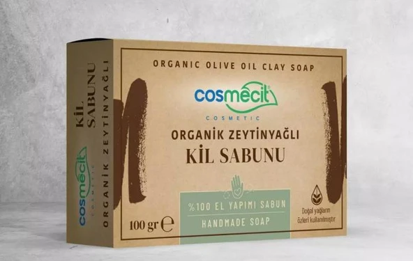Cosmecit Organik Killi Sabun 100 Gr ürün görseli 1