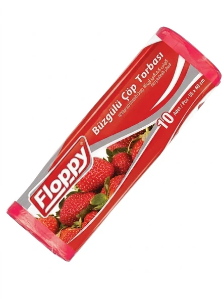 ŞeyliŞeyler - Floppy Büzgülü 0rta Boy Çöp Torbası 55x60 cm 1 Paket ürün görseli 1