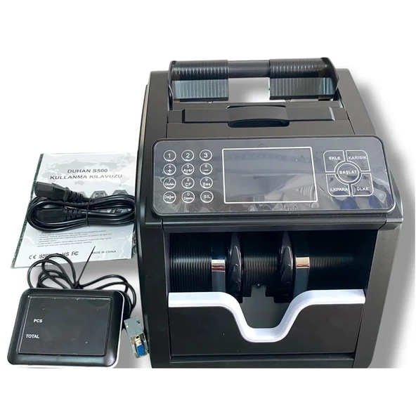 Duhan Para Sayma Makinası S500 Sesli Karışık Döviz Sayma ürün görseli 1