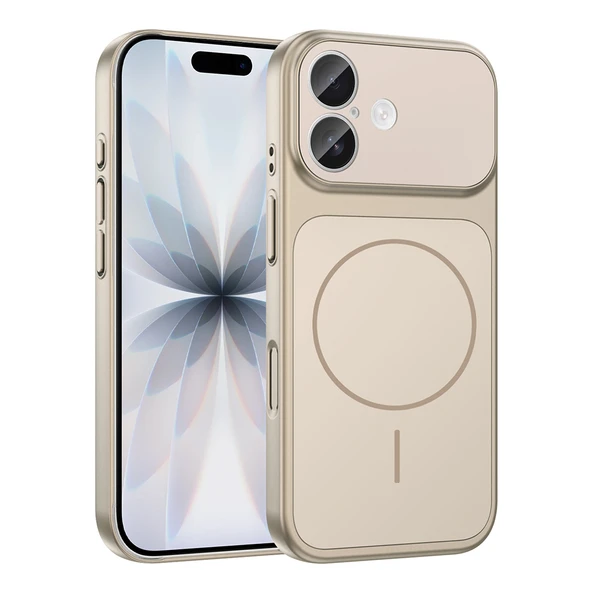 Apple iPhone 17 Kılıf Zore M-Safe Şarj Özellikli Kamera Korumalı Formen Kapak ürün görseli 1