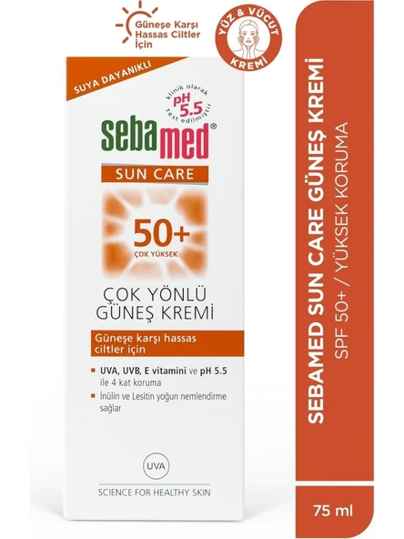 un Care 50 SPF Hassas Ciltler İçin Çok Yönlü Güneş Kremi 75 ml Paraben İçermeyen ürün görseli 1
