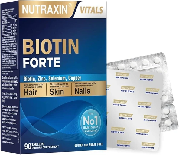 Nutraxin Biotin Forte 60 Tablet ürün görseli 1