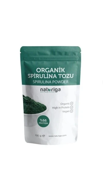 Naturiga Organik Spirulina Tozu 100 gr ürün görseli 1