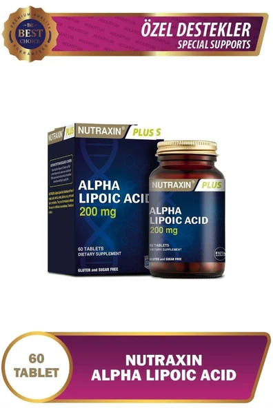 Nutraxin Alpha Lipoic Acid 200 mg 60 Tablet ürün görseli 1