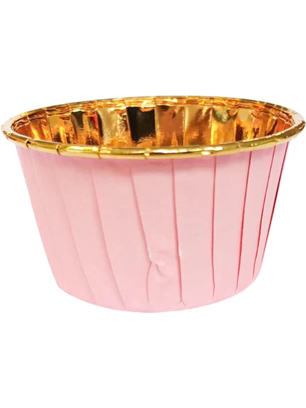 Dolphin Pembe İçi Gold Muffin Kek Kapsülü 25 Li ürün görseli 1