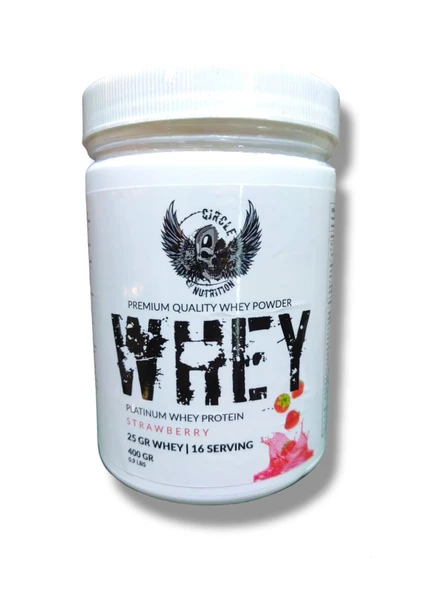 Circle Nutrition Whey Protein 400 gr Çilek Aromalı ürün görseli 1
