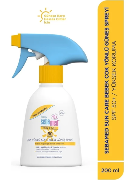 Baby Sun Care Spf+50 Çok Yönlü Koruyucu Güneş Spreyi ürün görseli 1