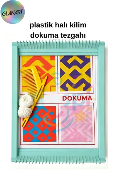 el işi etkinliği  plastik halı dokuma tezgahı 1 adet ürün görseli 1