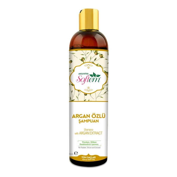 Softem Doğal Argan Yağlı Bakım Şampuanı 400 ml ürün görseli 1