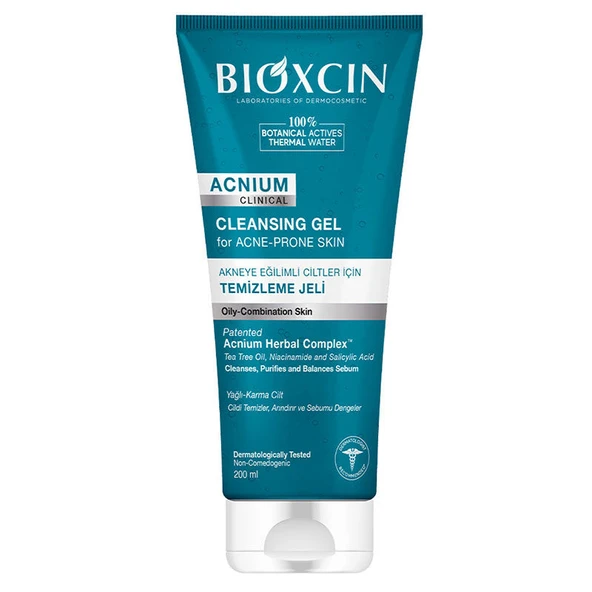 Bioxcin Akneye Eğilimli Ciltler İçin Temizleme Jeli 200 Ml ürün görseli 1