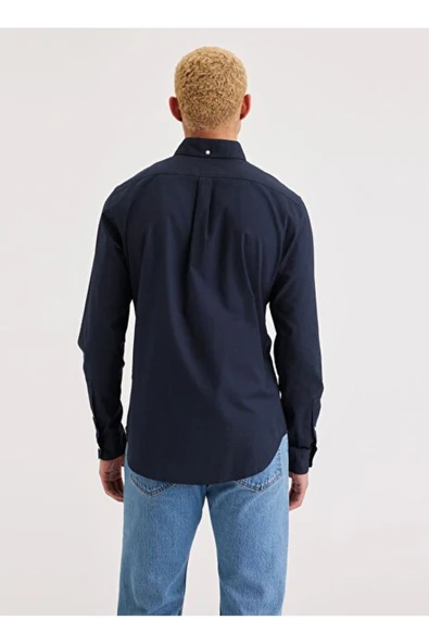Dockers Erkek Uzun Kol Gömlek - Minimalist Günlük Stil - Regular Fit ürün görseli 1