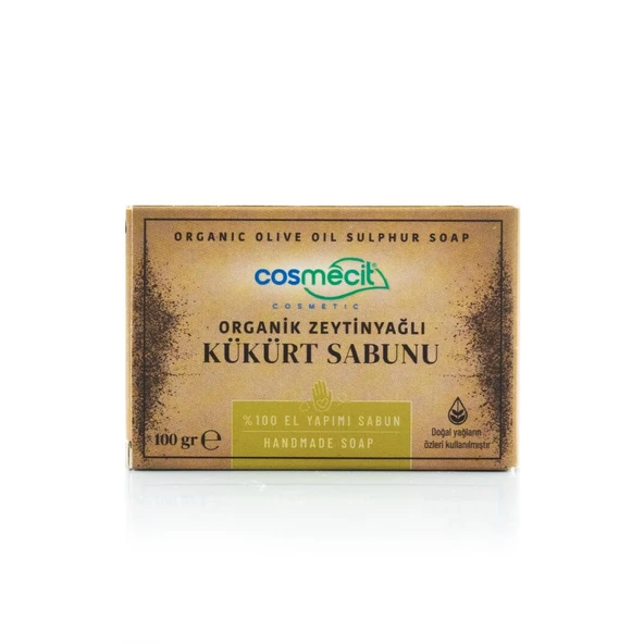 Cosmecit Organik Zeytinyağlı Kükürt Sabunu 100 Gr ürün görseli 1