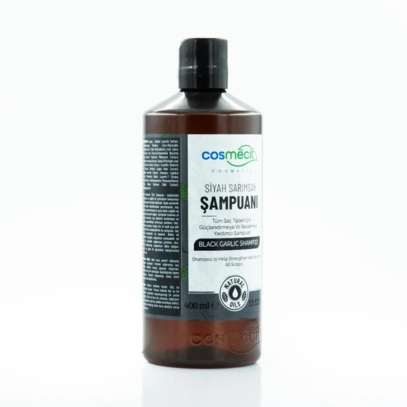 Cosmecit Siyah Sarımsak Şampuanı 400 Ml - Resim 2