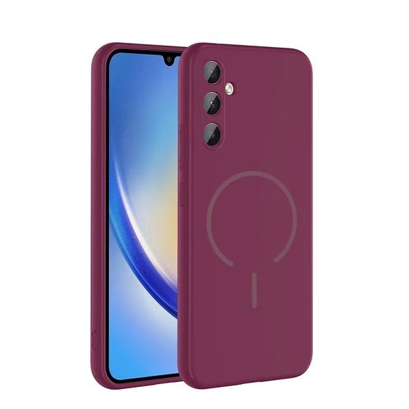 Galaxy A24 Kılıf M-safe Şarj Özellikli Zore Meta Kapak ürün görseli 1