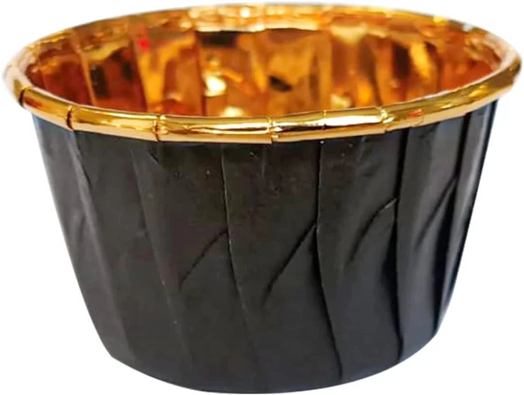 Dolphin Siyah İçi Gold Muffin Kek Kapsülü 25 Li ürün görseli 1