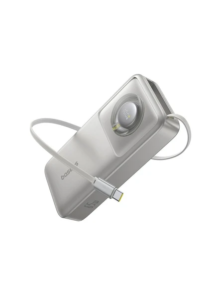 Baseus Free2Pull Gri 20000 mAh Hızlı Şarj Powerbank ürün görseli 1