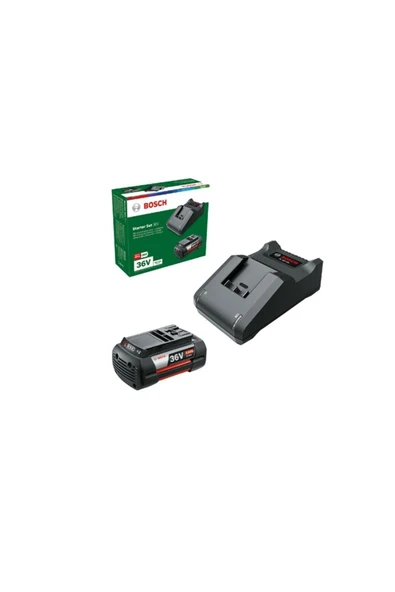 Bosch 36v Akü Başlangıç Seti Li-ion 4.0ah Tek Akü + Al3620cv Şarj Cihazı) ürün görseli 1