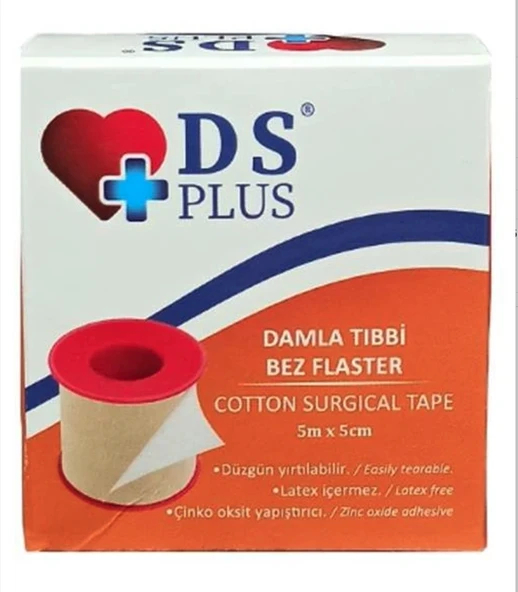 DS Plus Bez Flaster 5 m x 5 cm ürün görseli 1