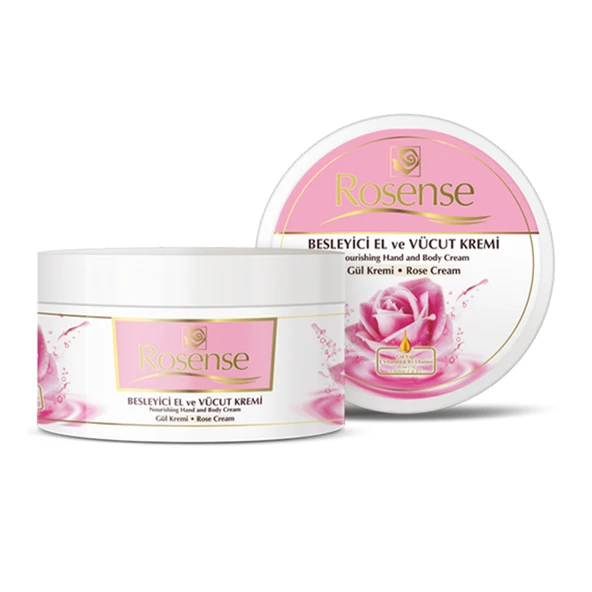 Rosense Besleyici El ve Vücut Gül Kremi 250 ml 1 Adet ürün görseli 1