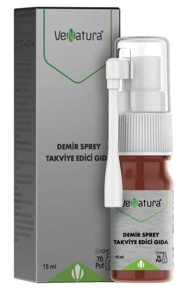 Venatura Demir Sprey Takviye Edici Gıda 15 ml ürün görseli 1