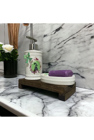 MrWoody Ahşap Banyo Düzenleyici Sabunluk Standı Banyo Mutfak Dekor Sabun Tepsisi ürün görseli 1