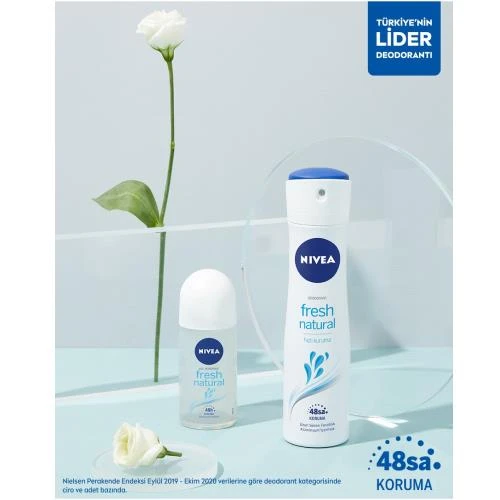 Nivea Fresh Natural Kadın Deodorant 150 Ml - Resim 4