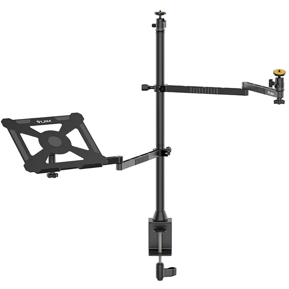 VIJIM LS22 Çok Amaçlı Laptop ve Kamera Masa Montaj Standı ürün görseli 1