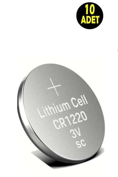 usin 10 ADET 3 VOLT CR1220 Lityum Düğme Para Pil CR 1220 ürün görseli 1