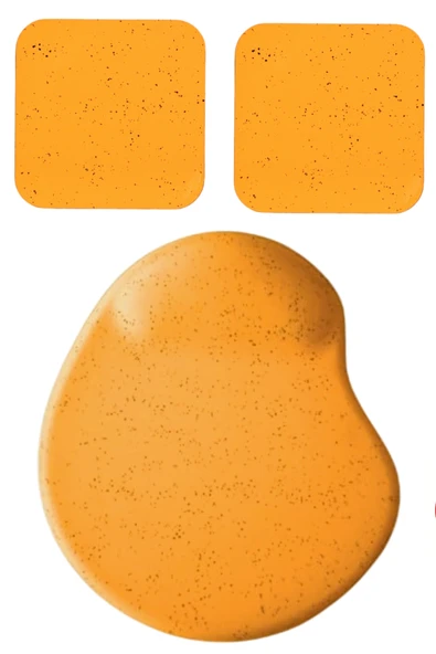 usin Oval Turuncu Kum Desen Bilek Destekli Mouse Pad + 2 Adet Kupa Fincan Bardak Altlığı Altlık Set ürün görseli 1