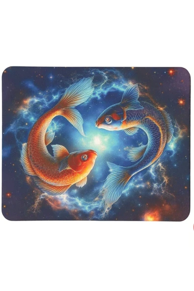 usin 40x28 CM Gamepad Balık Burcu Desenli Bilgisayar Notebook Oyuncu Gaming Mouse Pad Burçlar Mauspad ürün görseli 1
