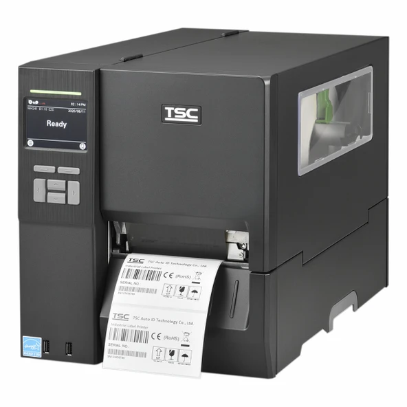 TSC MH241T Direkt Termal + Termal Transfer USB+Seri+Ethernet Endüstriyel Barkod Yazıcı ürün görseli 1