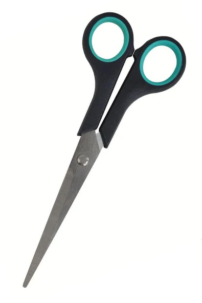 usin Paslanmaz Çelik Karton Kumaş Kağıt Kesme Kesim Makası 17cm Çok Amaçlı Keskin Makas ürün görseli 1