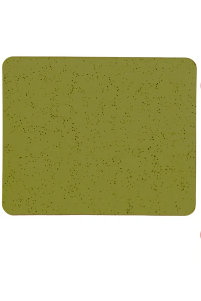 usin Haki Renk Kum Desen Kaymaz Taban Optik Bilgisayar Notebook Mouse Pad Maus Ped 17,5x21,5cm ürün görseli 1