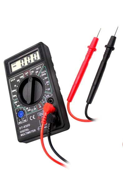 usin Dt 830d AC DC Dijital Akım Voltaj Amper Ölçüm Test Aleti Multimetre- Aumetre Voltmetre ürün görseli 1