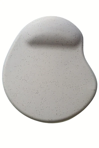 usin Oval Gri Kum Desen Bilek Destekli Kaymaz Bilgisayar Notebook Mouse Pad-Bileklikli Maus Ped ürün görseli 1