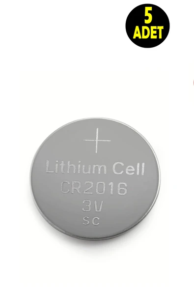 usin 2 ADET 3 Volt CR2016  Lityum Para Pil (DL2016 CR 2016 Bios-Kepenk-Kumanda Terazi Düğme Lithum Pili) ürün görseli 1