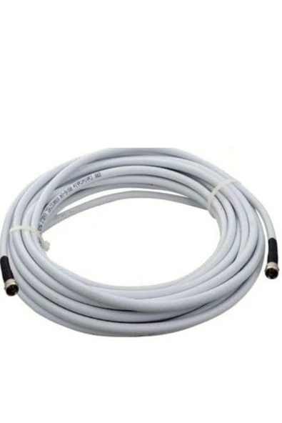 usin 10 Metre Rg6/u4 Full Hd 3d 4k Anten Tv Çanak Uydu Lnb Kablosu (10mt.f Konnektör Takılı Hazır ) ürün görseli 1