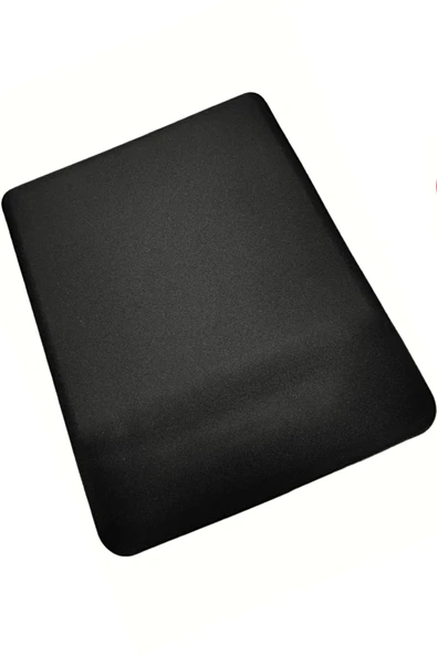 usin Siyah Desensiz Bilek Destekli Kaymaz Taban Bilgisayar Notebook Düz Mouse Pad - Bileklikli Mauspad ürün görseli 1