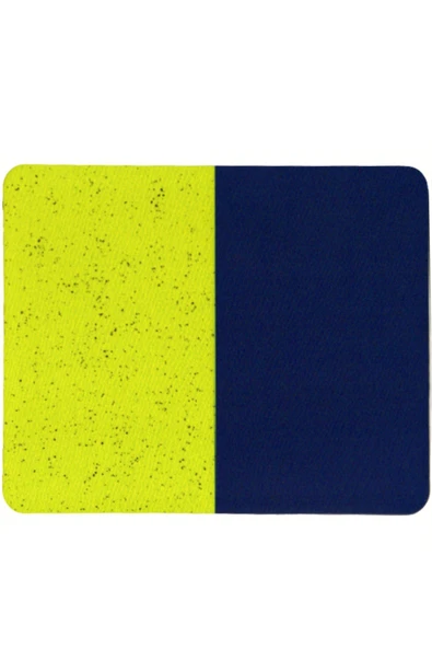 usin Sarı Lacivert Kum Desen Tip Kaymaz Taban Optik Bilgisayar Notebook Mouse Pad 17,5x21,5cm Mouse Ped ürün görseli 1