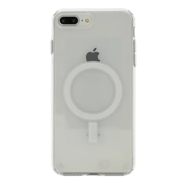Apple iPhone 7 Plus Kılıf Şeffaf Sert PC Zore Embos Kapak - Resim 3