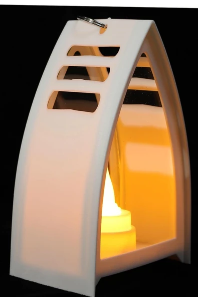 usin Ev Bahçe Teras Balkon Dekorasyon Vintage Retro Rüzgar Lambası Tipi Dekoratif Alevli Led Mum ürün görseli 1