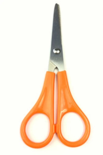 usin Karton Kağıt Okul El İşi Ofis Masa Üstü Kesme Kesim Makası 13cm Çok Amaçlı Keskin Makas ürün görseli 1