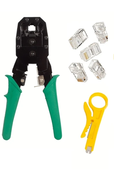 usin Internet Data Telefon Kablosu Jack Sıkma Çakma Pensesi Rj45 Rj9 Rj11 Rj 45 Rj-45 ürün görseli 1