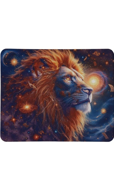 usin 40x28 CM Gamepad Aslan Burcu Desenli Bilgisayar Notebook Oyuncu Gaming Mouse Pad Burçlar Mauspad ürün görseli 1