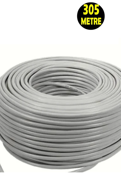 usin 305 METRE Kutulu 23 AWG Cat6 Lan Internet Data Network Adsl Modem Kablosu ürün görseli 1