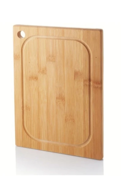 usin Ahşap Bambu Et Ekmek Kesim Tahtası -sebze Meyve Doğrama Kesme Tahtası 30x20 Cm ürün görseli 1