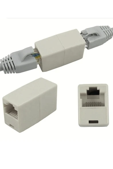 usin Rj45 Cat5 Cat6 Cat7 Cat8 Modem Ethernet Internet Kablosu Uzatıcısı Dişi Dişi Birleştirici Ara Aparat ürün görseli 1