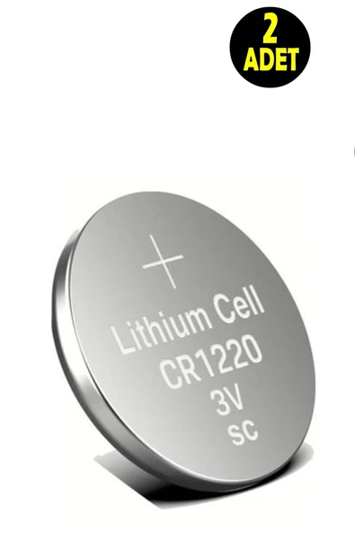 usin 2 ADET 3 VOLT CR1220 Lityum Düğme Para Pil CR 1220 ürün görseli 1