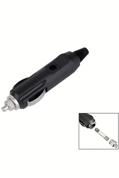 usin 10 Adet 12 Volt 2a Sigortlalı Seyyar Motorsiklet Otomobil Araç Çakmaklık Fişi Soketi ürün görseli 1