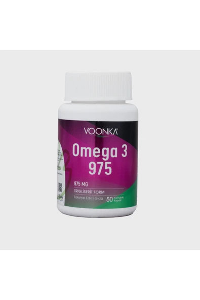 Voonka Omega 3 975mg 50 Kapsül ürün görseli 1